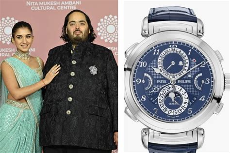 akash ambani patek philippe|anant ambani son.